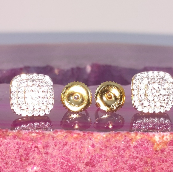 925 Bi-Color Square - Picture 7 of 9